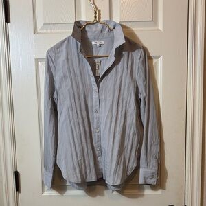 Madewell Light Gray Casual Button-Down Shirt
